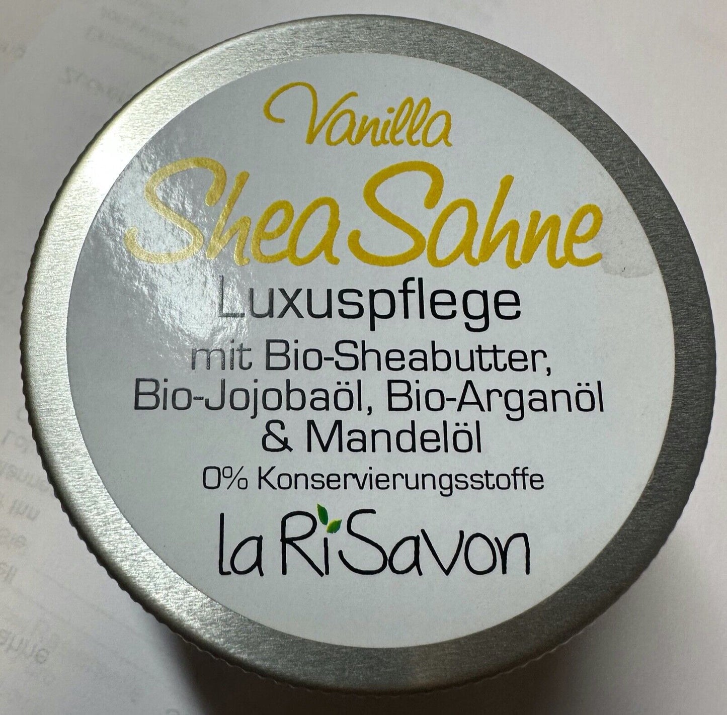 Vegane Sheasahne Feuchtigkeits-Creme für trockene Haut Bio-Sheabutter