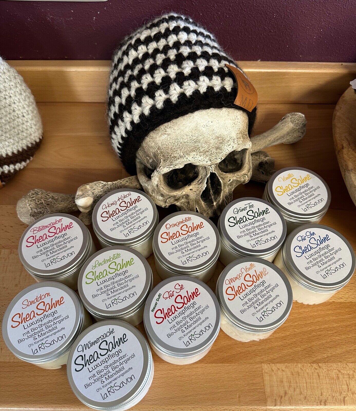 Vegane Sheasahne Feuchtigkeits-Creme für trockene Haut Bio-Sheabutter