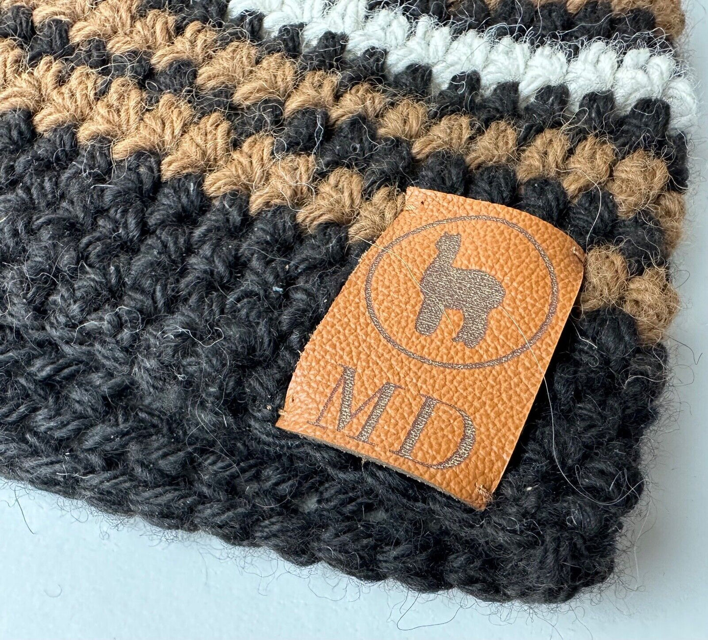 Alpakamütze 100% Alpakawolle in Naturfarben handgefertigt verschiedene Designs
