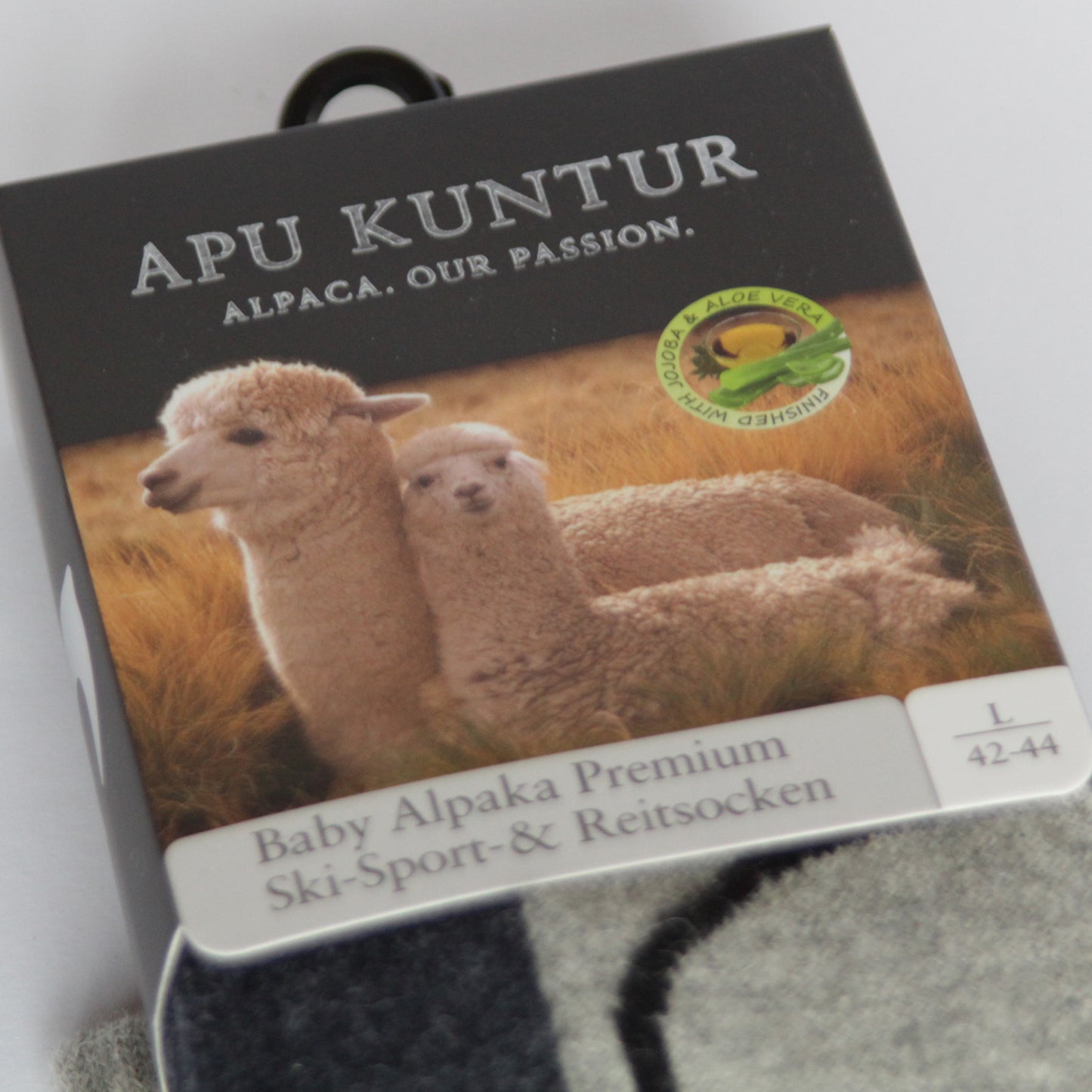 Alpaka Premium SKI- & SPORTSOCKEN aus Alpaka-Baumwoll-Mix