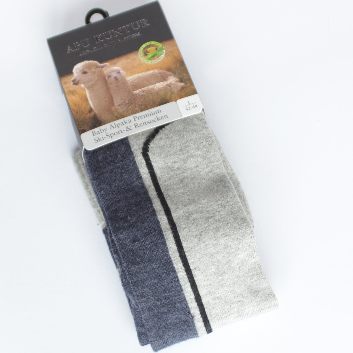 Alpaka Premium SKI- & SPORTSOCKEN aus Alpaka-Baumwoll-Mix