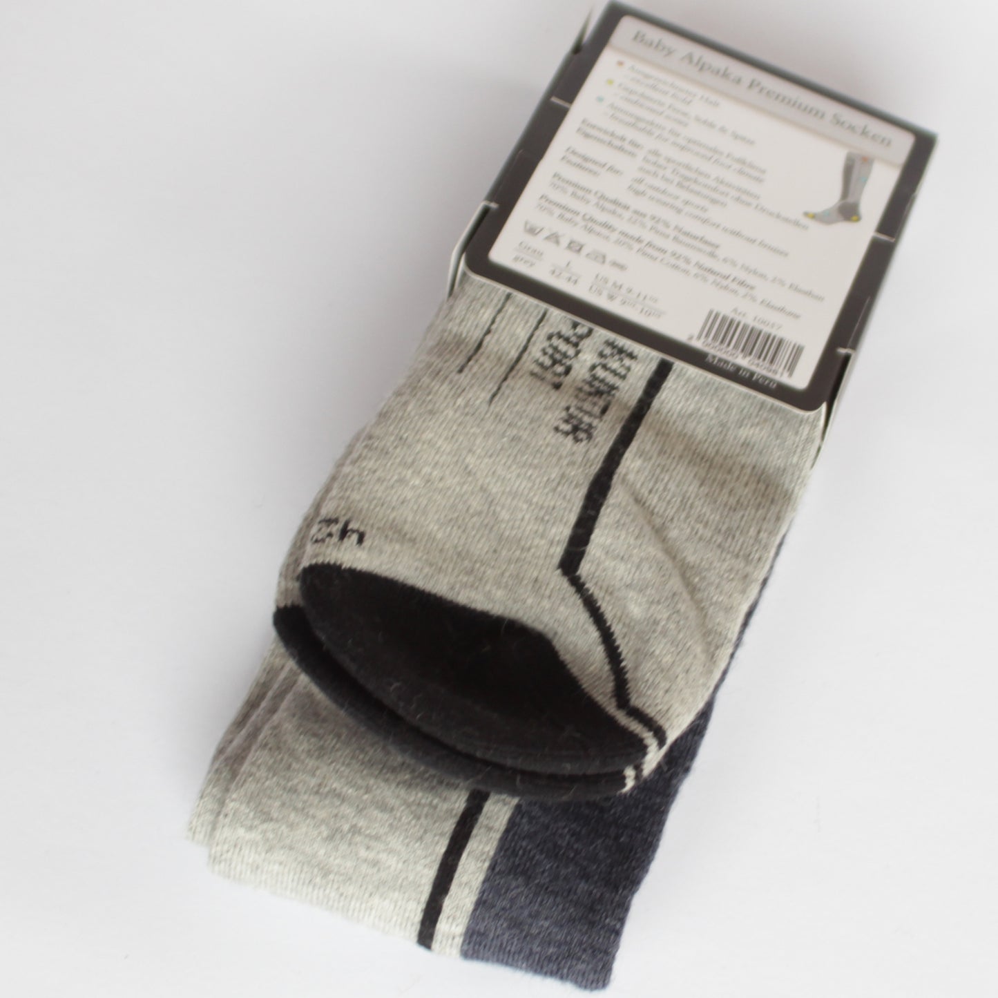 Alpaka Premium SKI- & SPORTSOCKEN aus Alpaka-Baumwoll-Mix