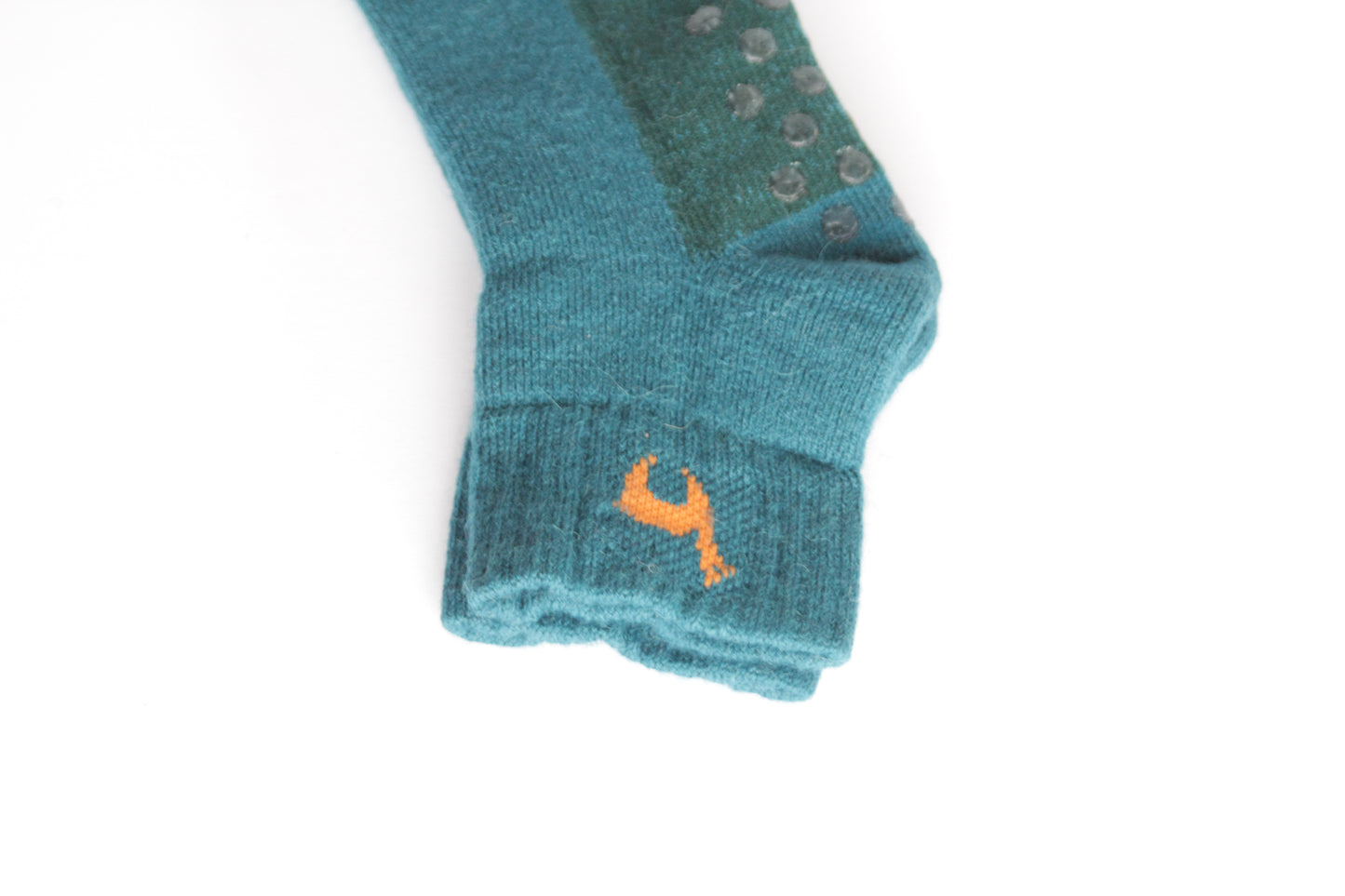 Alpaka Socken ABS kurz mit 52% Alpaka & 35% Wolle petrol