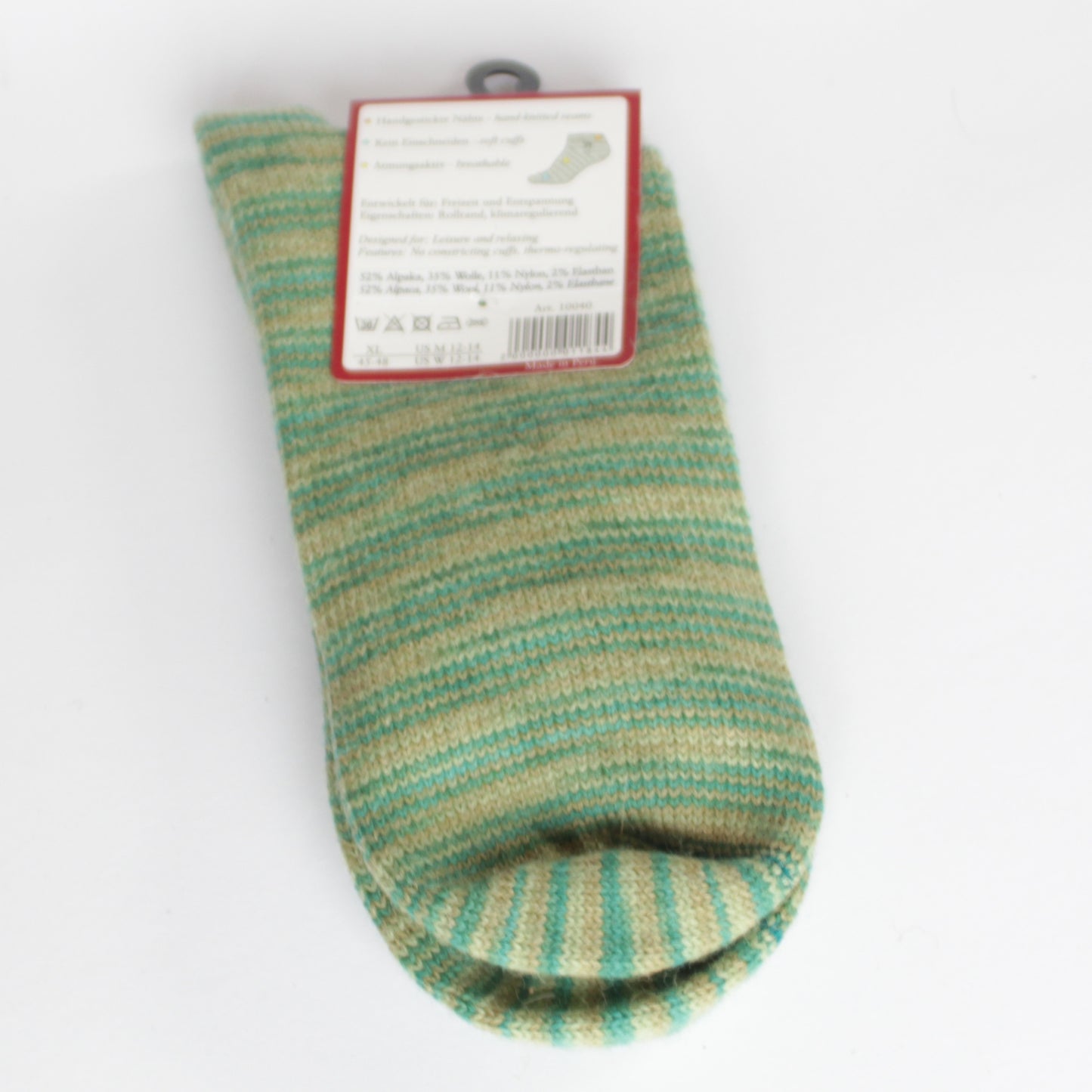 Alpaka FREIZEIT-Socken aus Alpaka-Wolle-Mix